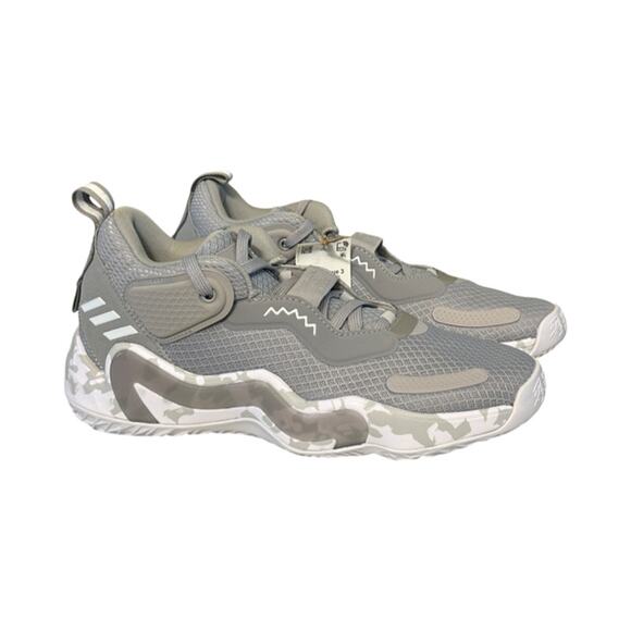 adidas Other - adidas Men's D.O.N. Issue #3 Basketball Shoes, Grey/White, 9